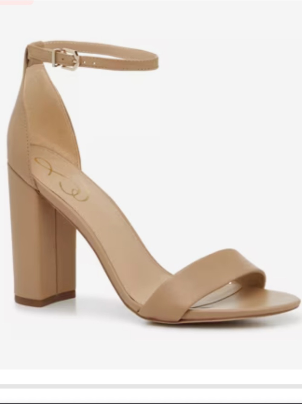 Sam Edelman Yaro Block Heel Sandal Brown US 9.5